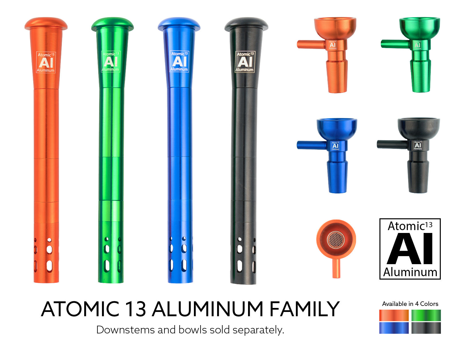 Atomic 13 Aluminum Downstem